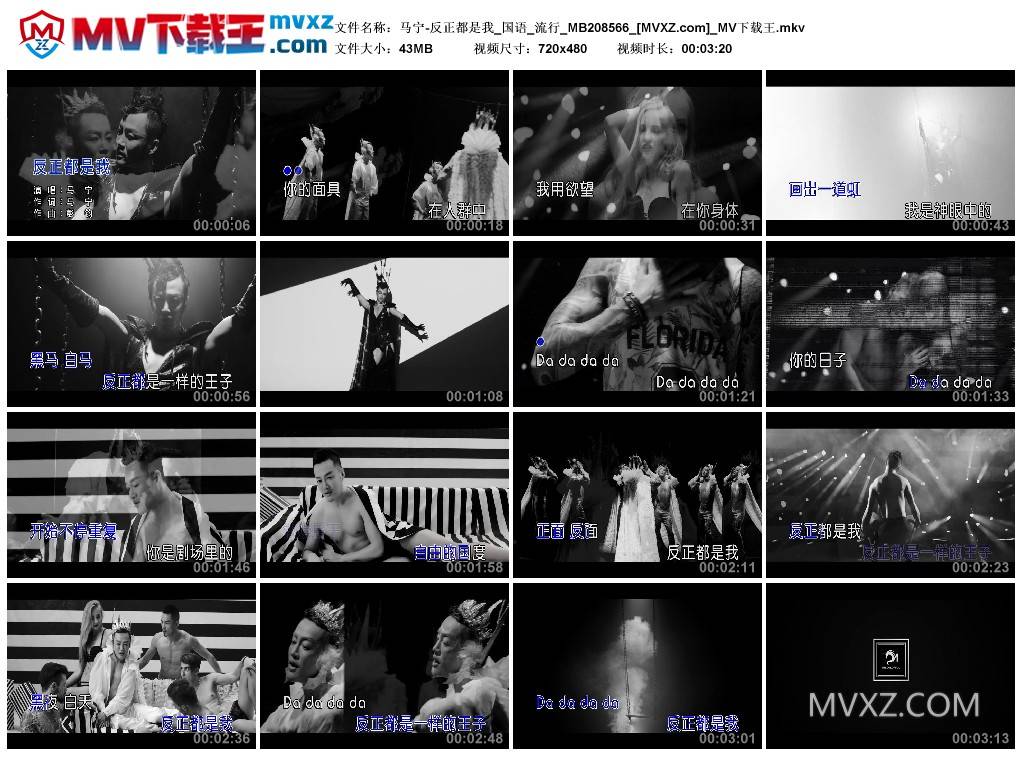 马宁-反正都是我_国语_流行_MB208566